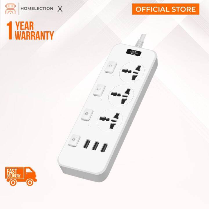 IQ Electrical Socket Extension Multifunction Power Strip 2Meter