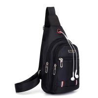 ✘♂ Diagonal cross bag cloth chest oblique trendy mens new shoulder Messenger casual