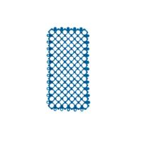 แผ่นกันลื่น HOME LIVING STYLE ROUNDY 15X30 ซม. สีน้ำเงิน ANTI-SLIP MAT HOME LIVING STYLE ROUNDY 15X30CM BLUE