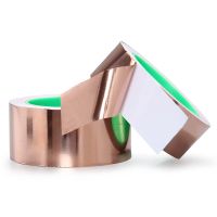 20m/Roll Single Side Copper Foil Tape Conductive On Both Sides Self Adhesive EMI Shielding Tape Width 5mm-100mm