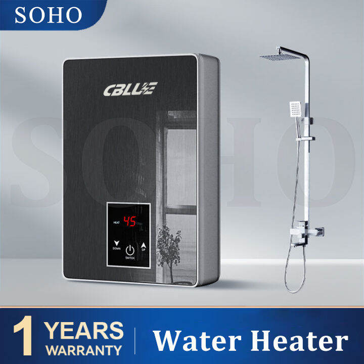 ( 1 Year Warranty ) SOHO Water Heater Electric 220V Instant Hot Water ...