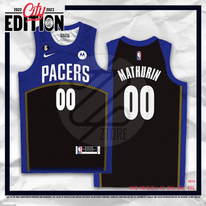 ZTORE City Edition NBA INDIANA PACERS Bennedict Mathurin Jersey 2023 ...