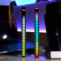 Sound Control Rhythm หลอดไฟ LED Strip เพลง RGB Light Pickup Desktop Decor Props