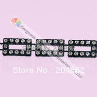 10 Yards High Quality Square plastic rhinestone mesh trim with SS6 crystal Black base Sewing On Garment Browbands Wedding