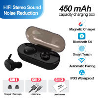 TWS Bluetooth Earphones Wireless Headphones With Microphone 450mAh Charging Box HIFI Stereo Sport Y30 Waterproof Earbuds Headset