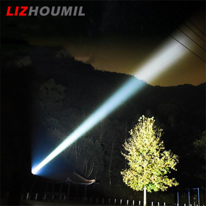 lizhoumil-ไฟฉายแสงแข็งอลูมิเนียมกลางแจ้งปีนเขาไฟฉายสำหรับตั้งแคมป์ขนาดเล็กสำหรับใช้ในบ้านกันน้ำได้