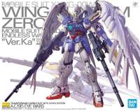 Bandai Original Model Kit GUNDAM MG WING ZERO EW Ver.ka 1/100อะนิเมะ Action Figure Assembly ของเล่นสะสมของขวัญสำหรับชาย