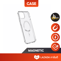 Case Magnetic เคสใสแม่เหล็ก TPU หนา 1.5 มม. สำหรับ Phone 12/13/14 Series