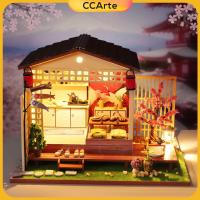 บ้านตุ๊กตาจิ๋ว DIY แบบสร้างสรรค์ปริศนาไม้3D Kado Ulang Tahun