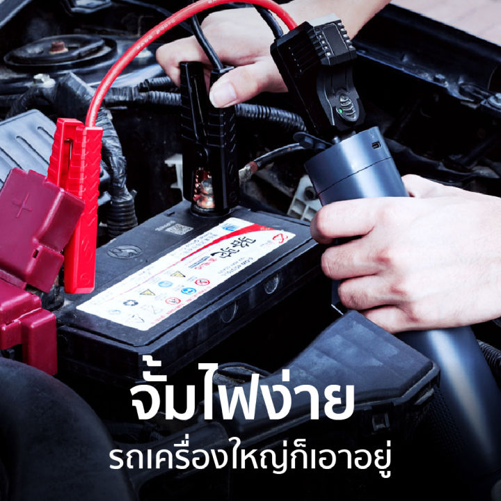 ราคาพิเศษ-2590-บ-lydsto-3-in-1-เครื่องดูดฝุ่นไร้สาย-จั้มสตาร์ทรถยนต์-แบตเตอรี่สำรอง-1y