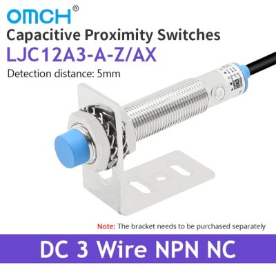 Omch เซนเซอร์วัดระยะแบบเหนี่ยวนำที่ Ljc12a3สวิตช์คาปาซิทีฟ M12 Pnp Npn Dc 6V-36V Ac 90-250V