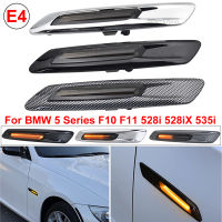 2ชิ้นสำหรับ BMW 5-Series F10ซีดาน F11 T Ouring LED ลำดับพิทักษ์ตัวบ่งชี้เครื่องหมายด้านข้างไฟกระพริบเลี้ยวไฟ63137154167