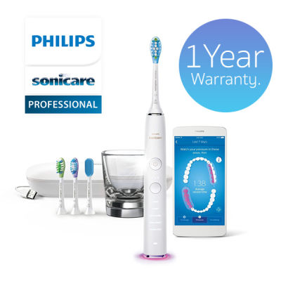 Philips Sonicare DiamondClean Smart Electric Toothbrush 9500 Series White - แปรงสีฟันไฟฟ้า HX9924/02 รับประกัน 1 ปี พร้อมส่งเลย