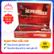 Bổ thận nam Super-Man 1h G&P France Giúp cải thiện chức năng sinh lý