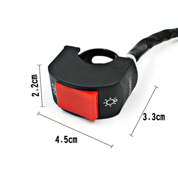 Saklar Switch Tombol Stang Motor On Off LED Motor Lampu UNIVERSAL ...