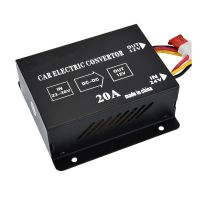 Car Truck Power Converter Inverter 24V to 12V 20A Auto Power Automobile Step-down Transformers Negative Boosters