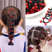 【CW】 10-40PCS/Set Elastic Hair Bands Scrunchie Cartoon Baby Ponytail Holder Heaband HairTies Accessories