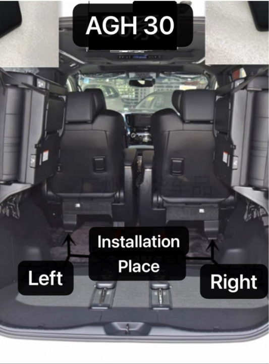 Toyota Alphard Vellfire Agh30 original Pilot seat rear cover Lazada