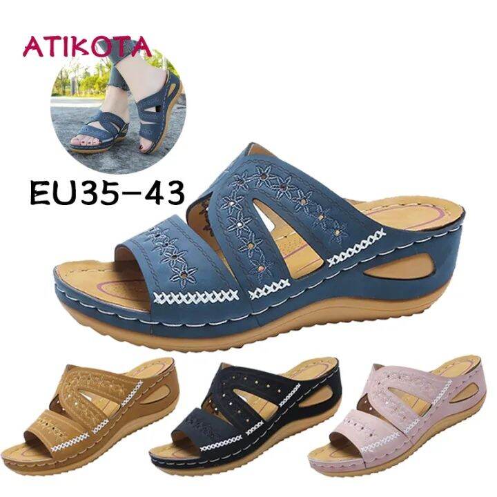 【Delivery in 3 days 】Sandals Women New Style 2023 Women Plus Size 43