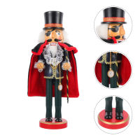 DWDYMALL เทศกาล Nutcracker Decoration ไม้ Nutcracker Pirate Nutcracker โต๊ะเครื่องประดับ