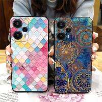 Soft Original Phone Case For Redmi Note12 Turbo Anti-dust Cute Anti-knock Back Cover Silicone Cartoon Fashion Design