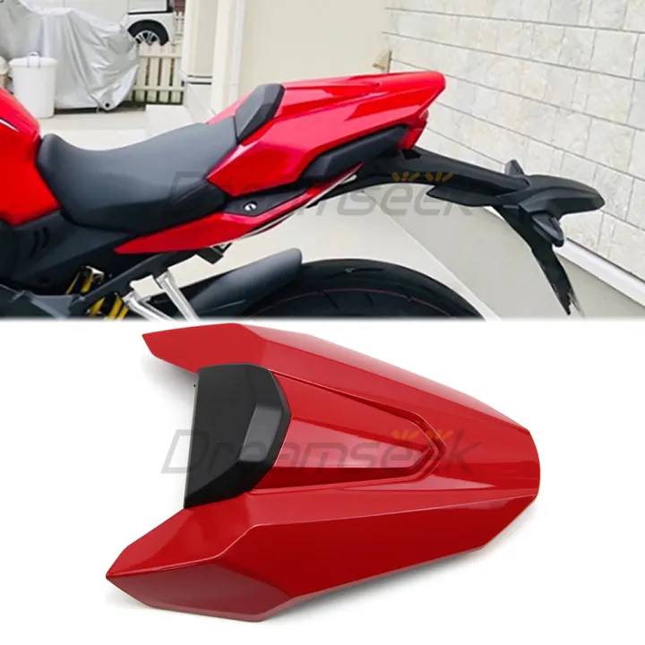 Motorcycle Red Rear Passenger Seat Cover for Honda CBR650R CB650R 2019