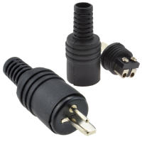 2 Pack 2 Pin DIN Plug Connector HiFi Terminals Screw 2 Pack and Speaker 2 Pin Mini