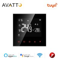 [Hot A] Avattto Tuya เทอร์โมเรกูเลเตอร์ WiFi สมาร์ท Zigbee ไฟฟ้า/เครื่องทำน้ำอุ่นตัวควบคุมอุณหภูมิทำงานร่วมกับ Alexa Google Home Yandex Alice