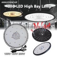 LED 100W 150W 200W UFO High Bay Light AC220V Aluminum Case 4000K Neutral Light/6500K Cool White IP65 Waterproof Lighting Lamp