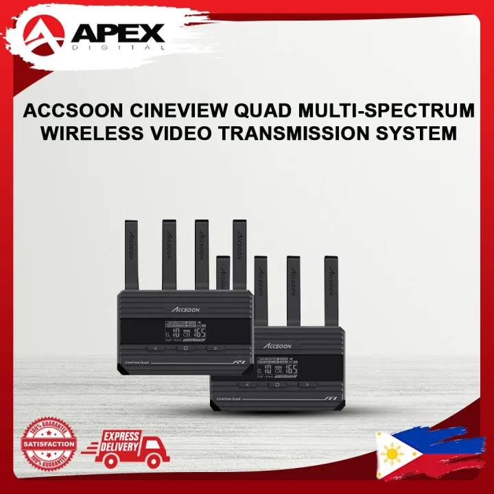 ACCSOON CINEVIEW QUAD MULTISPECTRUM WIRELESS VIDEO TRANSMISSION SYSTEM