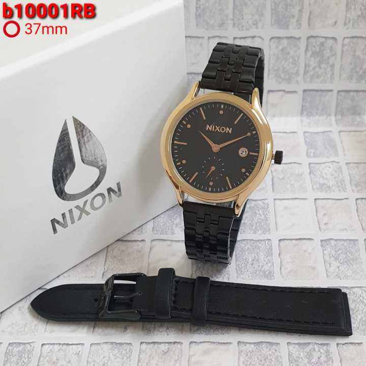 Jam Tangan Nixon Paket Tanggal Aktif Detik Bawah Aktif (Include Box