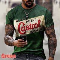 Casual Round Neck T-shirt 3d Digital Printing T-shirt Summer New Style Mens Fashion Slim T-shirt Short-sleeved Top Size comfortable