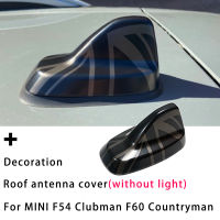 สีดำธงรถภายนอก Trim เสาอากาศตกแต่งสติกเกอร์สำหรับ MINI Cooper F54 Clubman F60 Countryman Auto อุปกรณ์เสริม