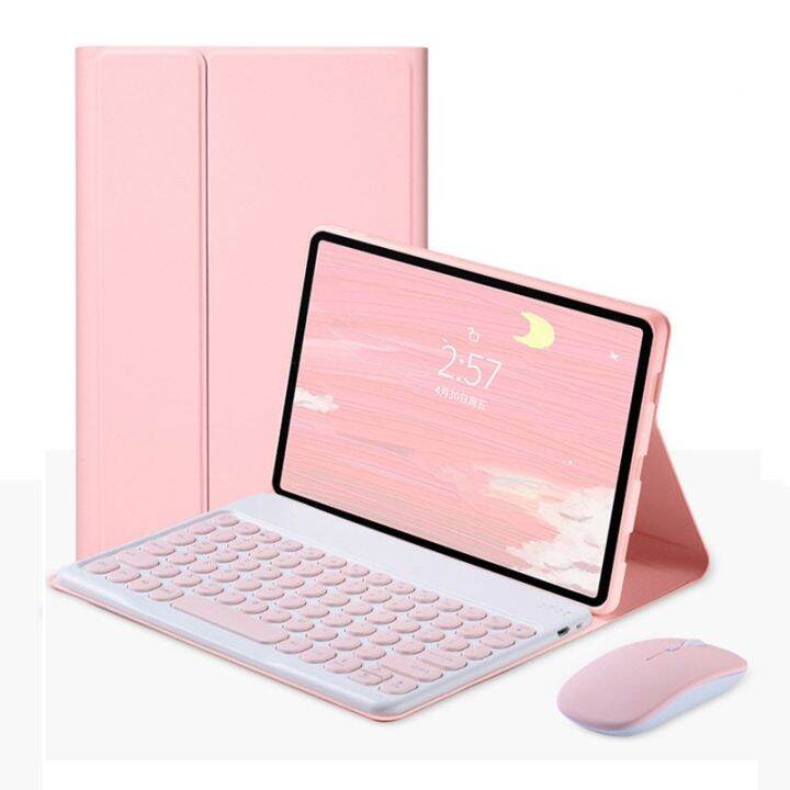 เคสหนัง-คีย์บอร์ดไร้สาย-พร้อมขาตั้ง-สําหรับ-oppo-realme-pad-10-4-นิ้ว-2022