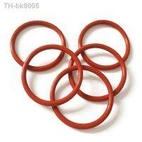 ✴▤  Food Grade Silicone O Ring OD 8 80mm Red Ring Washer Gaskets Thickness 2.4/3/3.5/4/ 5mm Waterproof And Heat Resistant