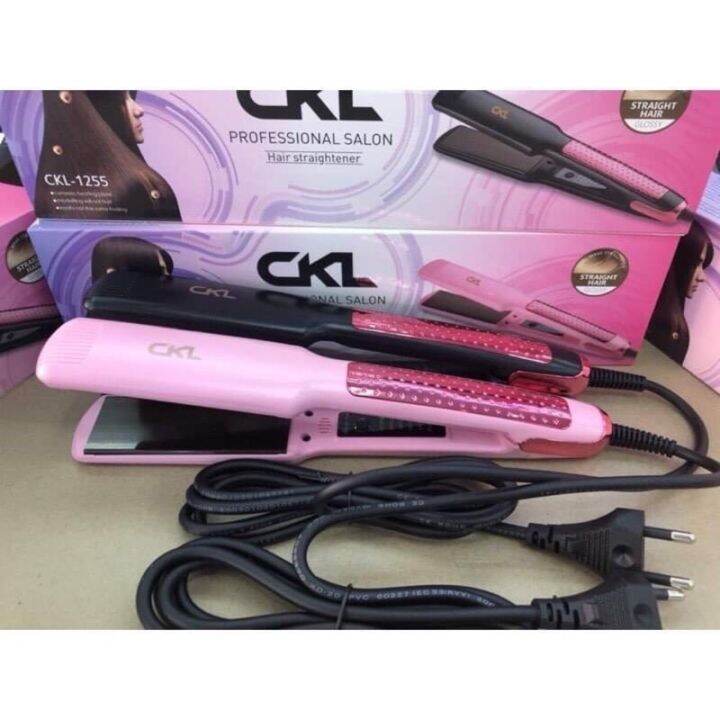 ของแท้มีมอก-ckl1255-เครื่องหนีบผม-ที่หนีบผม-ที่รีดผม-หนีบผม-hot-เครื่องรีดผม-หนีบผมตรง-ไม่กินเส้นผม-หนีบลื่น-ไม่ทำให้ผมเสียมาก