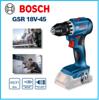 Bosch Professional GSR 18V-45สว่านไร้สาย/ตัวขับเท่านั้น