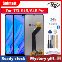 จอ LCD แบบดั้งเดิม Salmatt สำหรับจอแสดงผล ITEL S15/S15 Pro หน้าจอสัมผัสดิจิไทเซอร์แทนการประกอบสำหรับจอแสดงผล S15 Itel/ S15 Pro