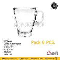 แก้วมัก แก้วกาแฟ Caffe Americano 12 1/2 oz (355 ml) Ocean P02440 - 1 แพ็กมี 6 ใบ