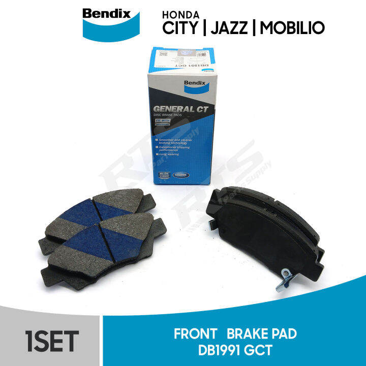 Bendix Front Brake Pad Honda City Jazz 14 22 /Mobilio DB1991 GCT
