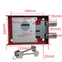 Safe Leaf Lock Small Safe Lock Cabinet Lock Pas Mechanical Lock Vault 6 Leaf Anti-Theft Lock