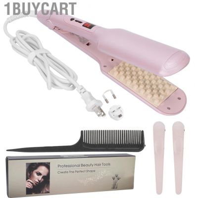 1buycart Volumizing Curling Hair Iron Grid Volume Crimper Fluffy Curler for Hairstyling Tool 110‑220V .fx