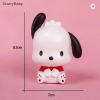 StarryBaby ฟิกเกอร์ตัวการ์ตูนอะนิเมะน่ารักๆ Cinnamoroll pachacco Kuromi ตุ๊กตาเฮลโลคิตตี้ของเล่นตกแต่งเค้ก DIY ของขวัญสำหรับเด็ก