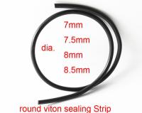 7mm 7.5mm 8mm 8.5mm FKM FPM Viton Seal round bar circle sealing strip o ring Fluorine rubber strip corrosion of acid alkali