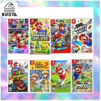 nintendo switch mario kart 8 / mario bros u / mario odyssey / mario party / mario 3d world fury/ mario maker 2 / mario golf / mario party superstar / ( english asia )