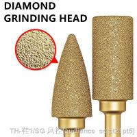 【LZ】✼✑  6mm Vacuum Brazed Diamond Grinding Head Burrs Engraving Drill Bits Stone Alloy Jade Peeling Cast Iron polishing Carving Tools