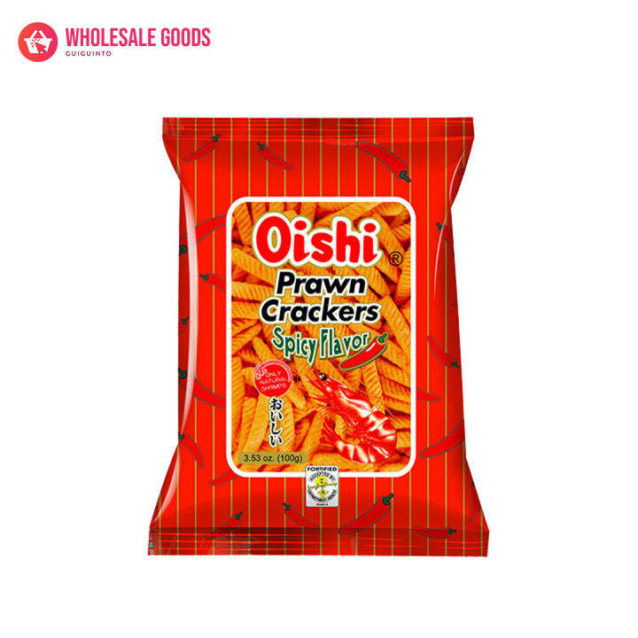 Oishi Prawn Crackers Spicy | Lazada PH