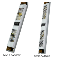 หม้อแปลง AC220V อินพุตเป็น DC12V 24V เอาต์พุต200W 300W 400W ตัวจ่ายไฟไดรเวอร์ LED ตัวแปลง Ac/dc บางเฉียบสำหรับหลอดไฟแถบไฟ LED