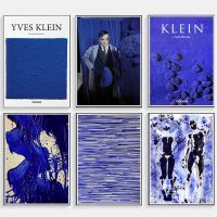 โปสเตอร์ศิลปะสมัยใหม่ ลายครอบครัว Klein Blue สําหรับตกแต่งผนัง