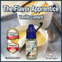 The Flavor Apprentice Vanilla Custard - คัสตาร์ดวนิลลา - กลิ่นผสมอาหาร - ผ่านการรับรองจาก อย. ประเทศไทย บรรจุและขายโดย Flavorfy กลิ่นผสมอาหารอเนกประสงค์ เหมาะสำหรับ ลูกอม, กัมมี่, น้ำผลไม้, เบเกอรี่, ไอศครีม, ของเหลวอื่่นๆ